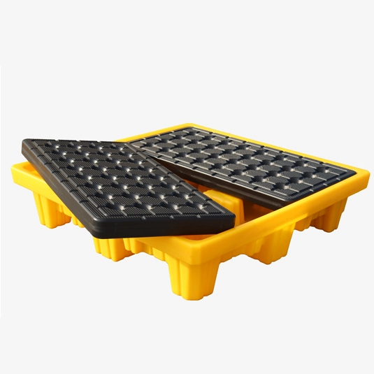 Wahl der richtigen Eindämmung palette für die chemische Lagerung: Stahl vs. Kunststoff