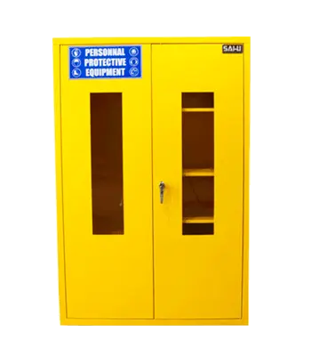 Seien Sie mit Notlager schränken auf Katastrophen vorbereitet