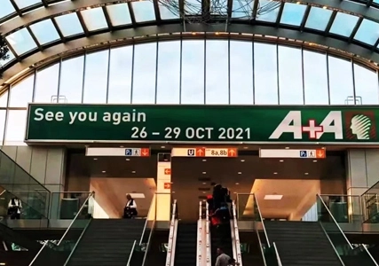 Das Yu des goldenen Herbstes ist ein langes Trennungs treffen in A A, Deutschland im Jahr 2021