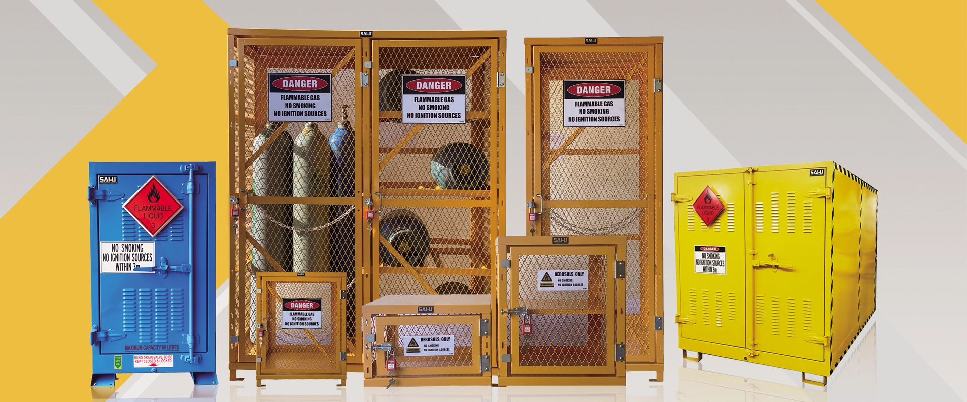 Intelligente Alarmgas-Zylinder-Lagerung